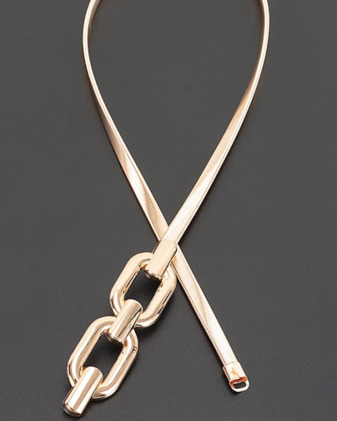 Gold Metal Spring Belt