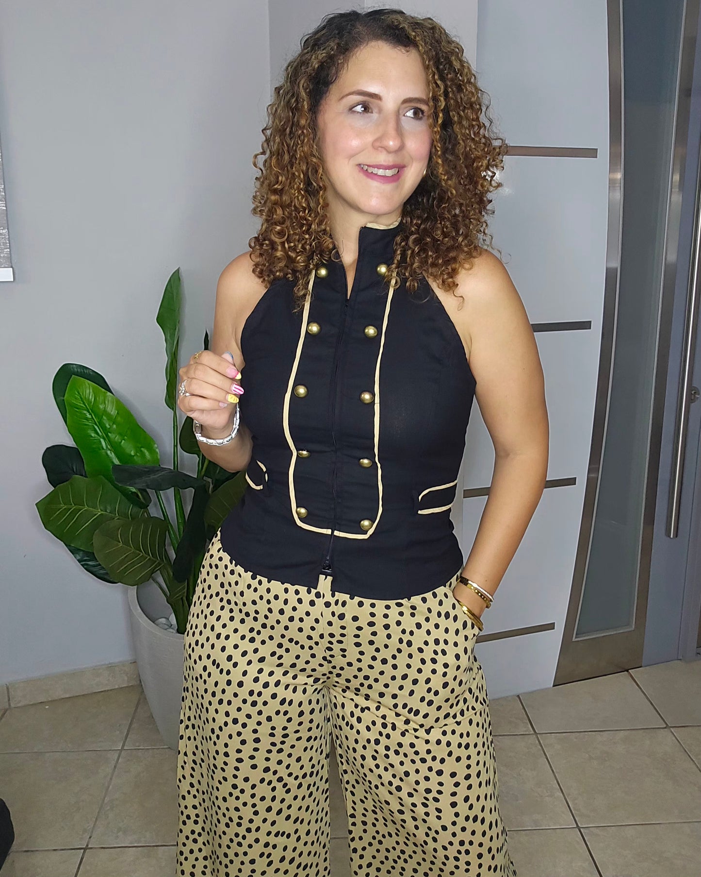 Noir Napoleon Top