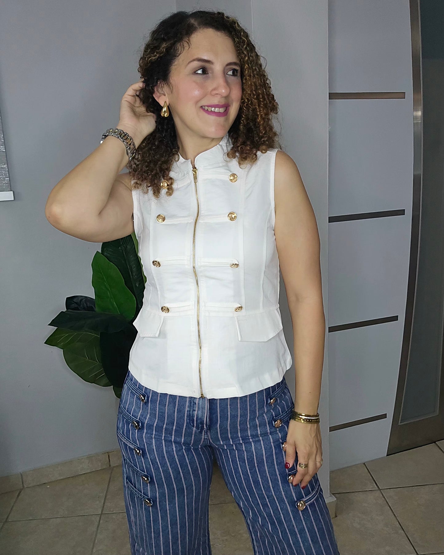 Blusa nap blanca