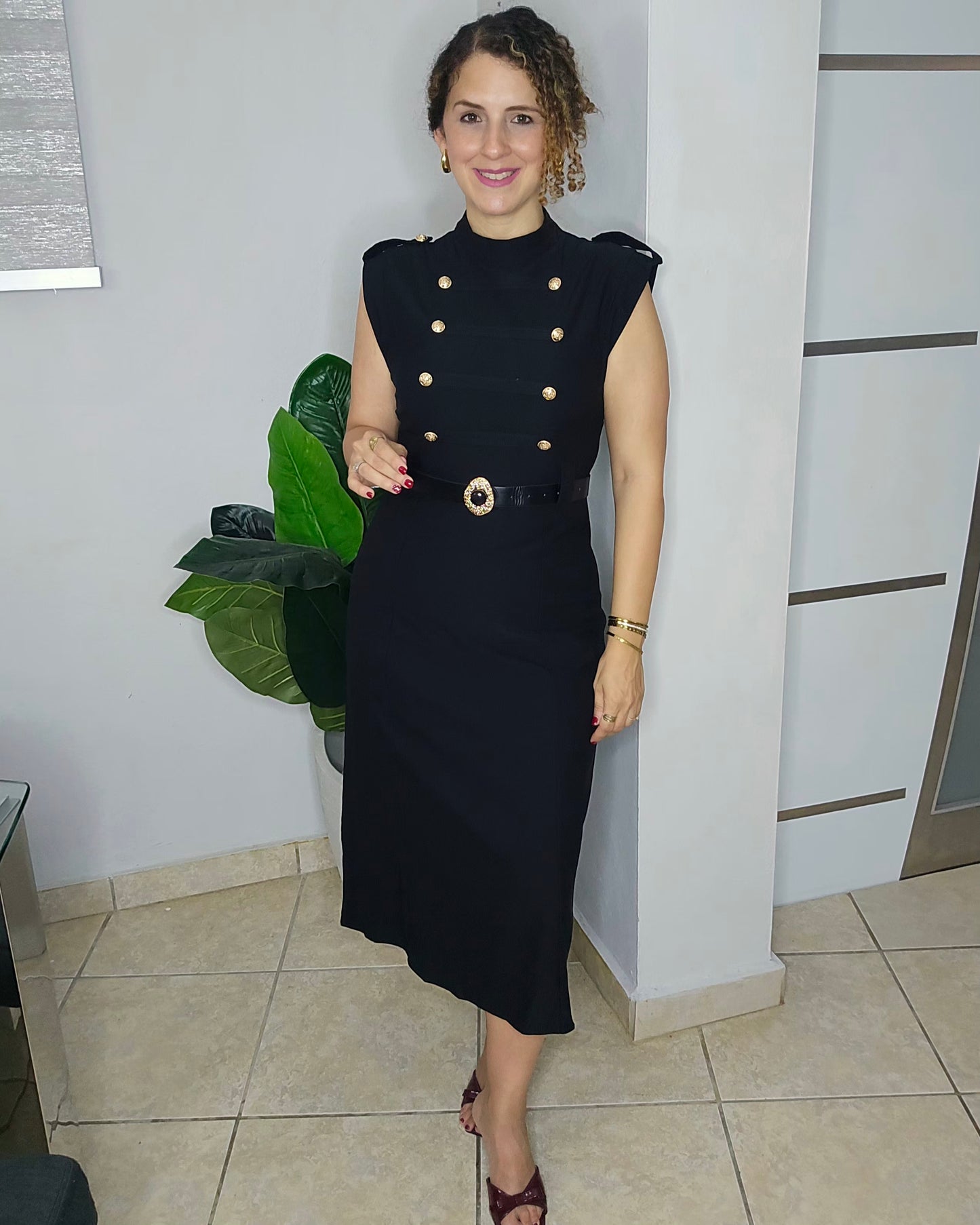 Verona Napoleón Midi Dress