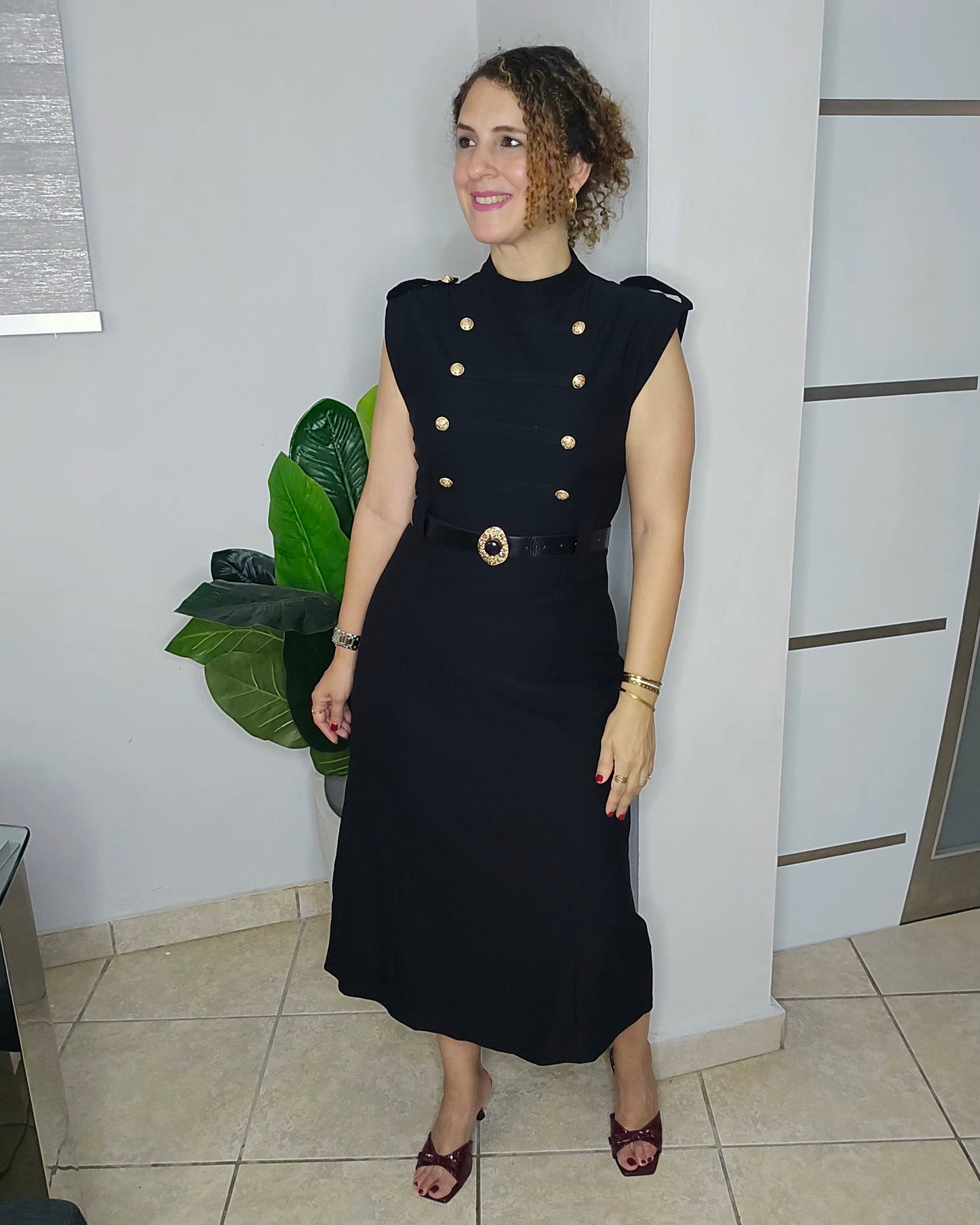 Verona Napoleón Midi Dress