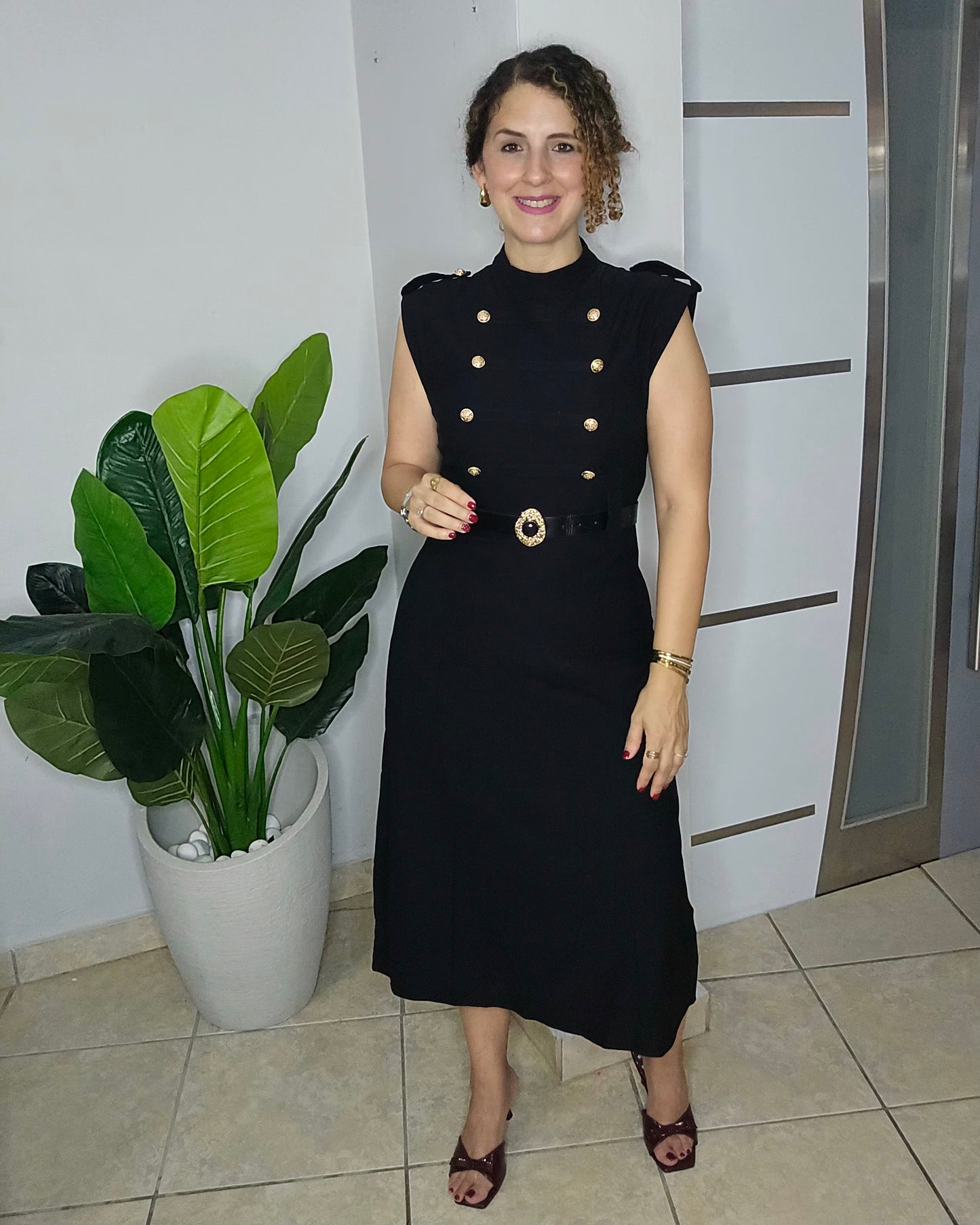 Verona Napoleón Midi Dress