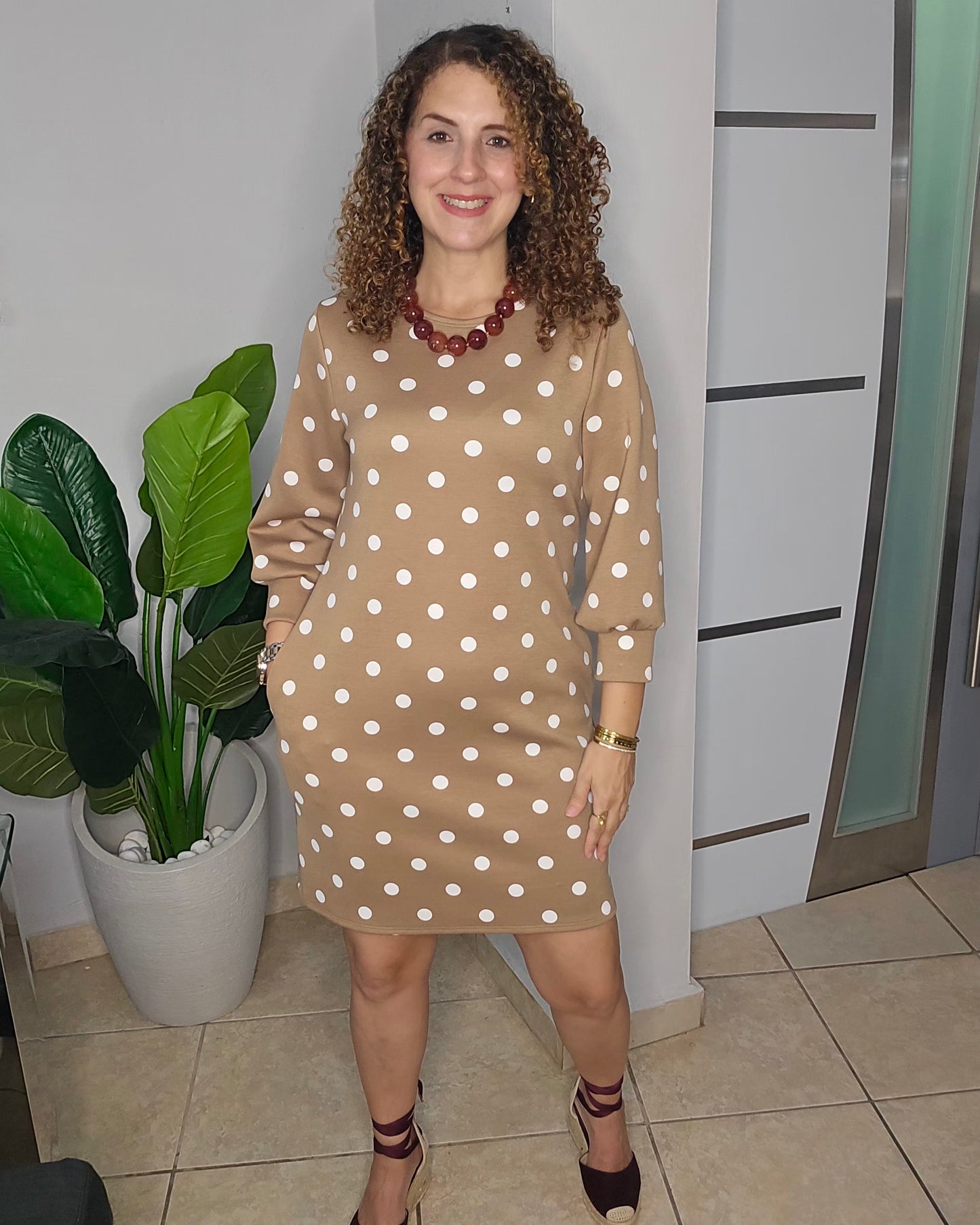 Daniella Polka Dot Dress