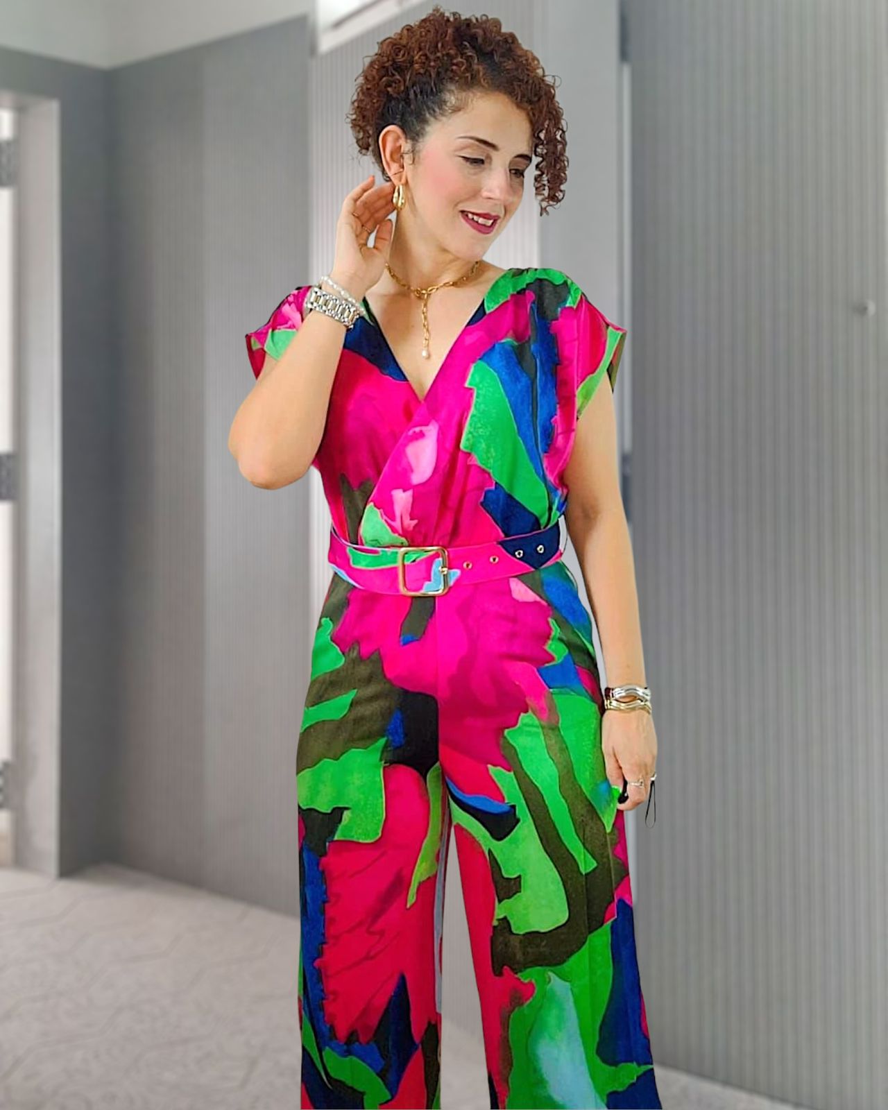 Bold Bloom Jumpsuit