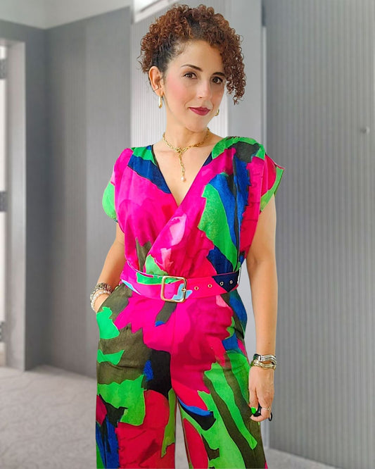Bold Bloom Jumpsuit