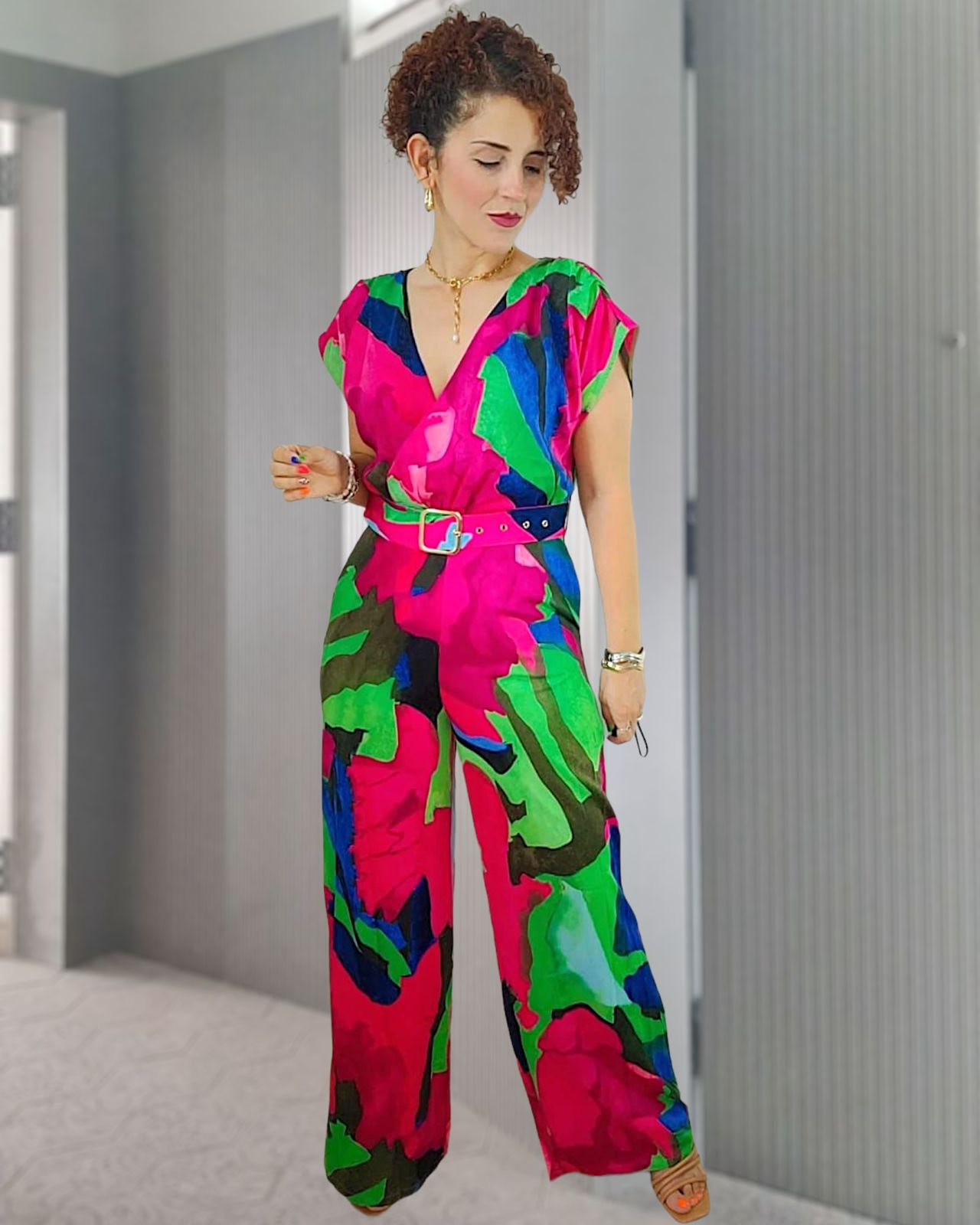 Bold Bloom Jumpsuit