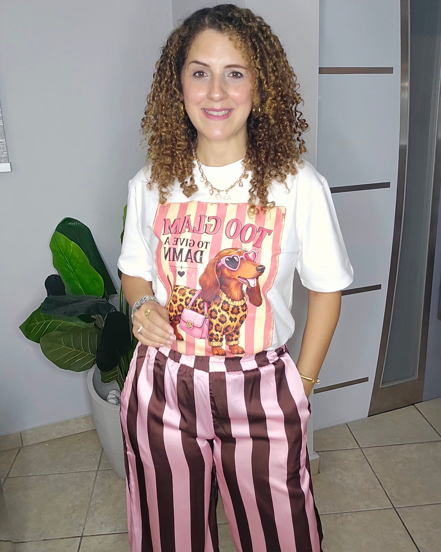 Too Glam Dachshund Tee
