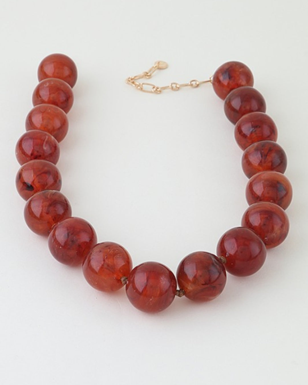 Clasic Marble Stone Beaded Necklace