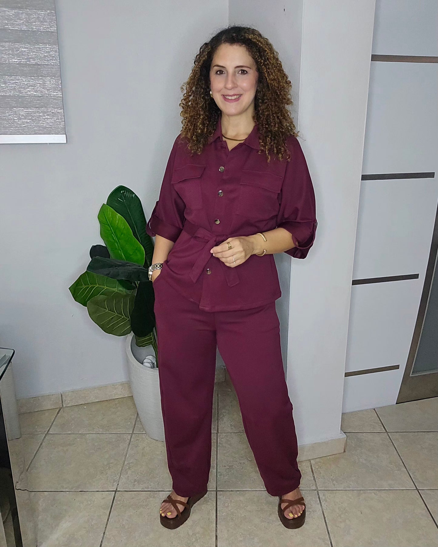 Marianela Belted Set