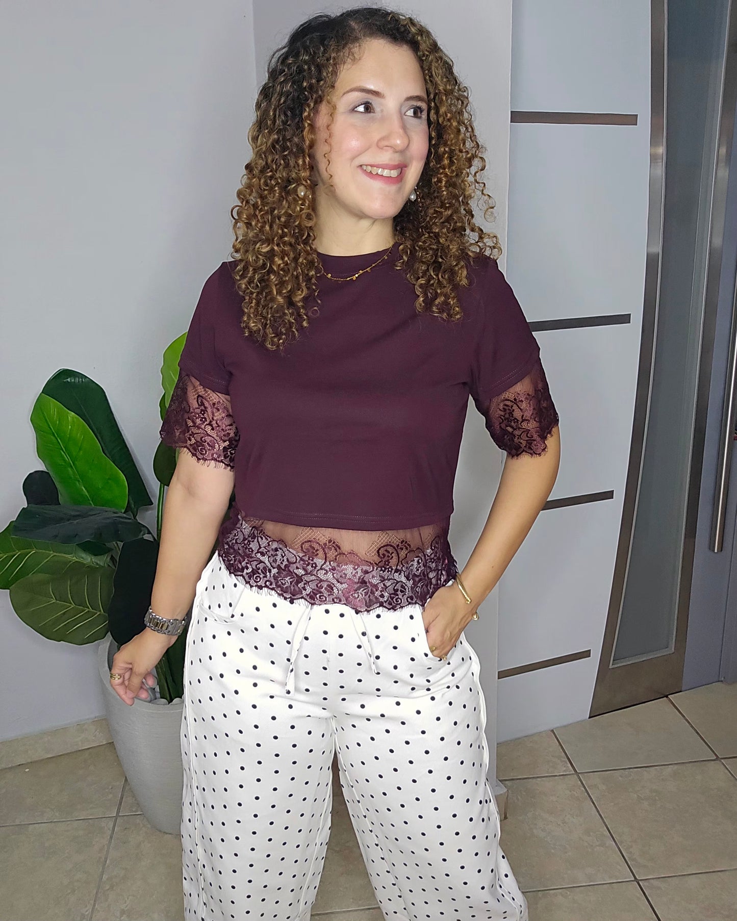Catalinas lace top