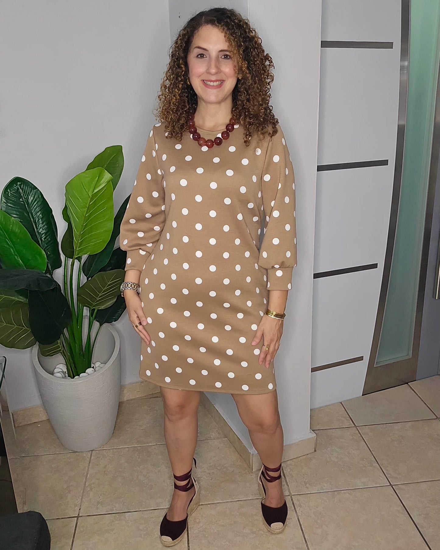 Daniella Polka Dot Dress