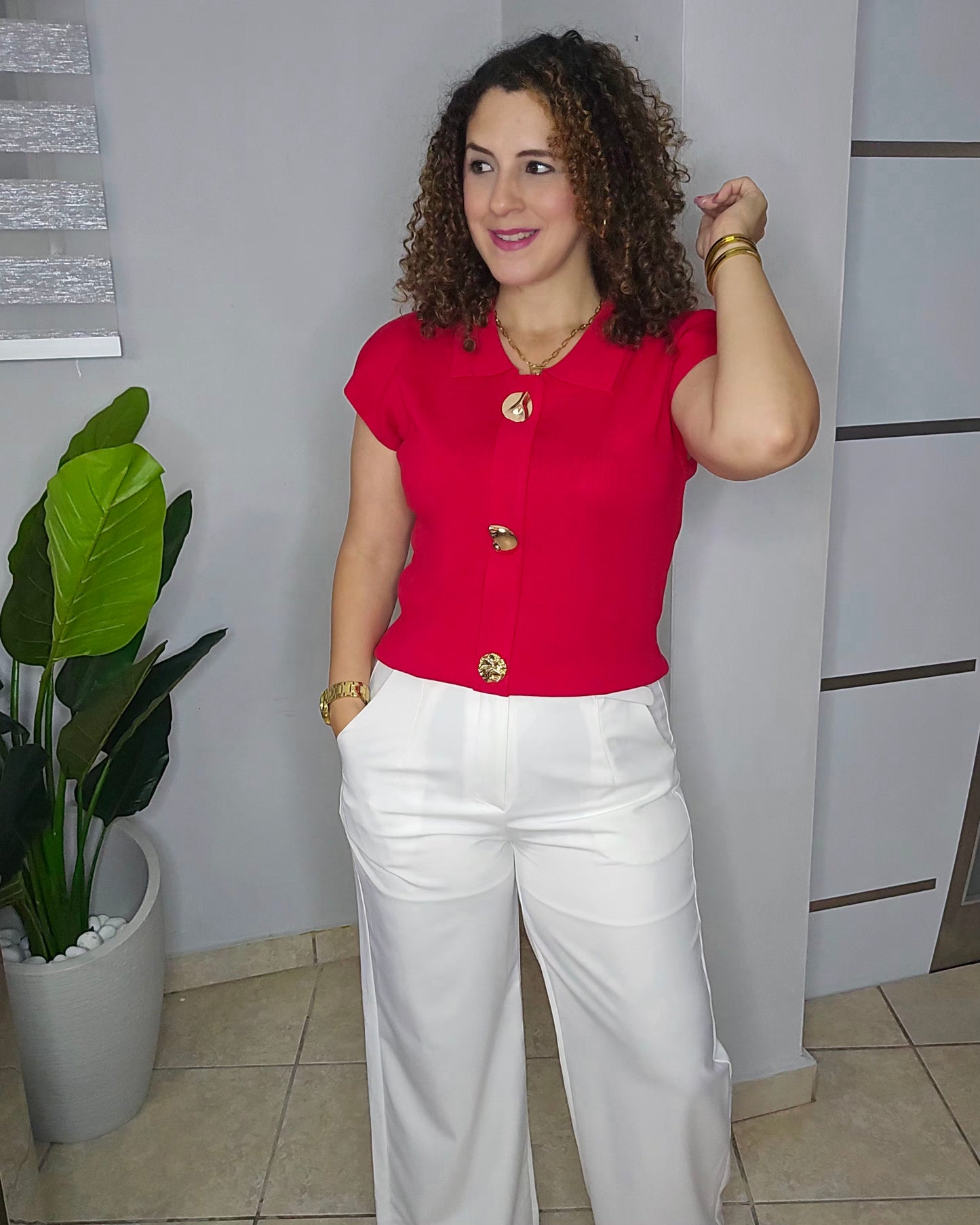 Polo Carmín dorado
