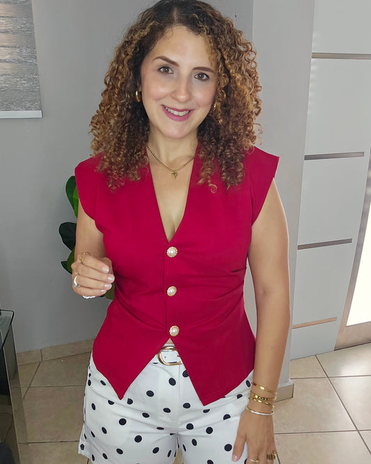 Valentina Pearl Vest