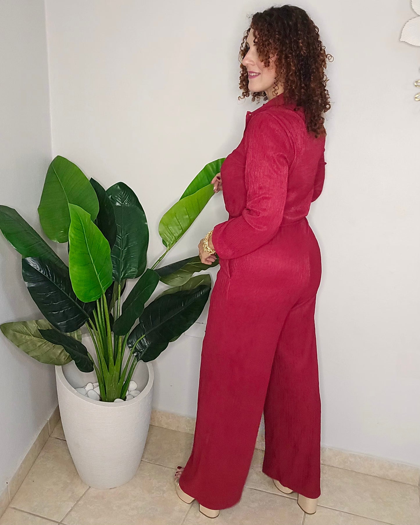 Merlot jumpsuit