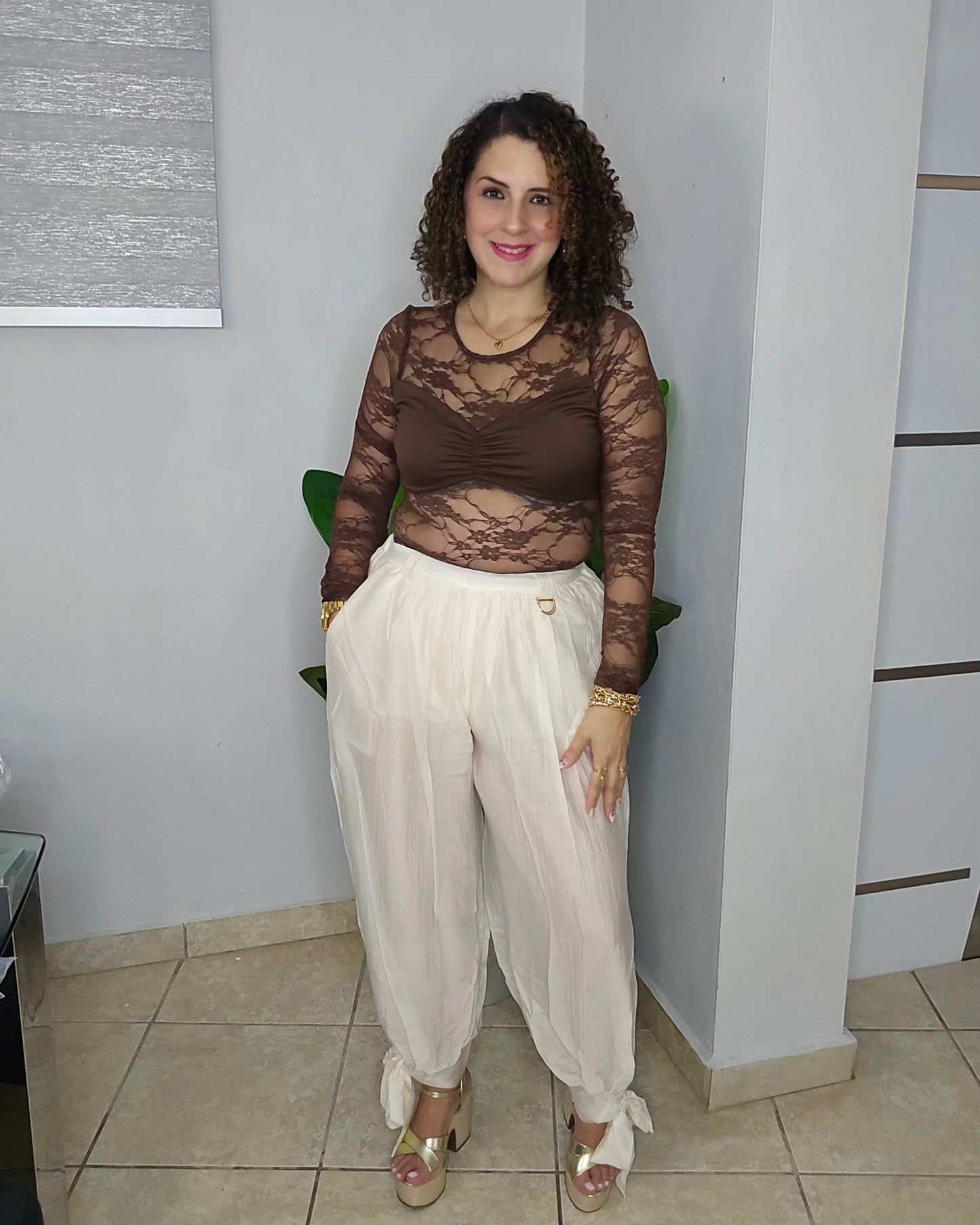 Airy Chic Balloon Pants