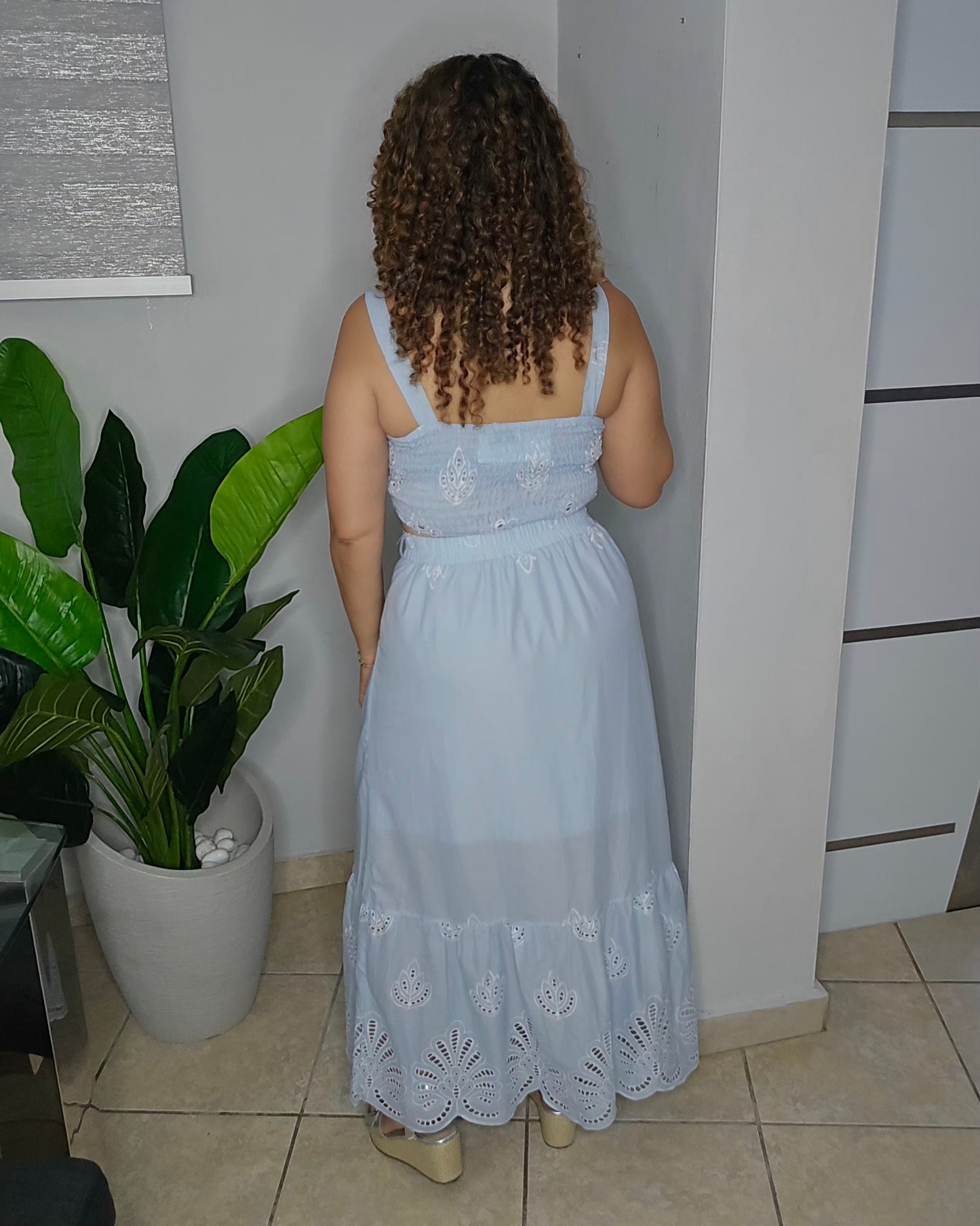 Island Escape Embroidered Set