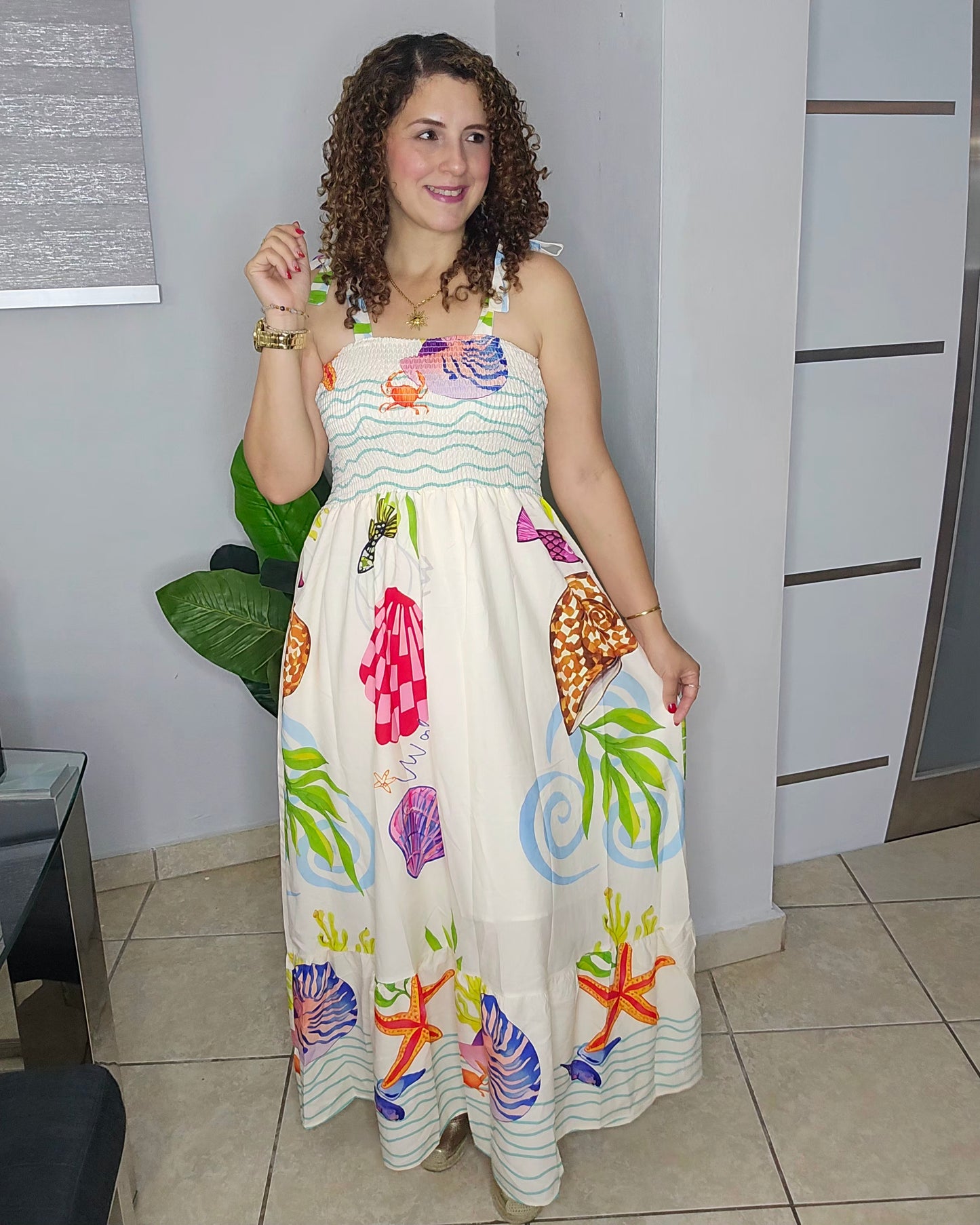 Seashell Dreams Maxi Dress