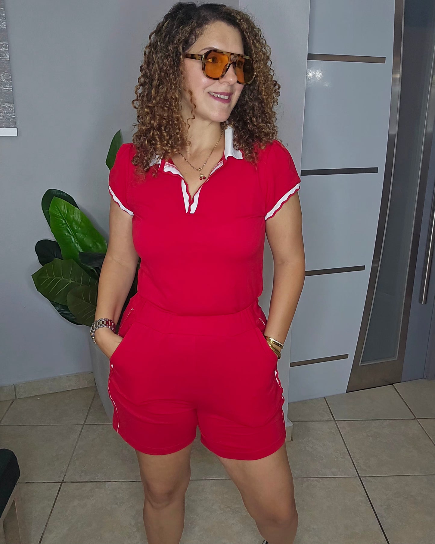 Ruby Polo Short Set
