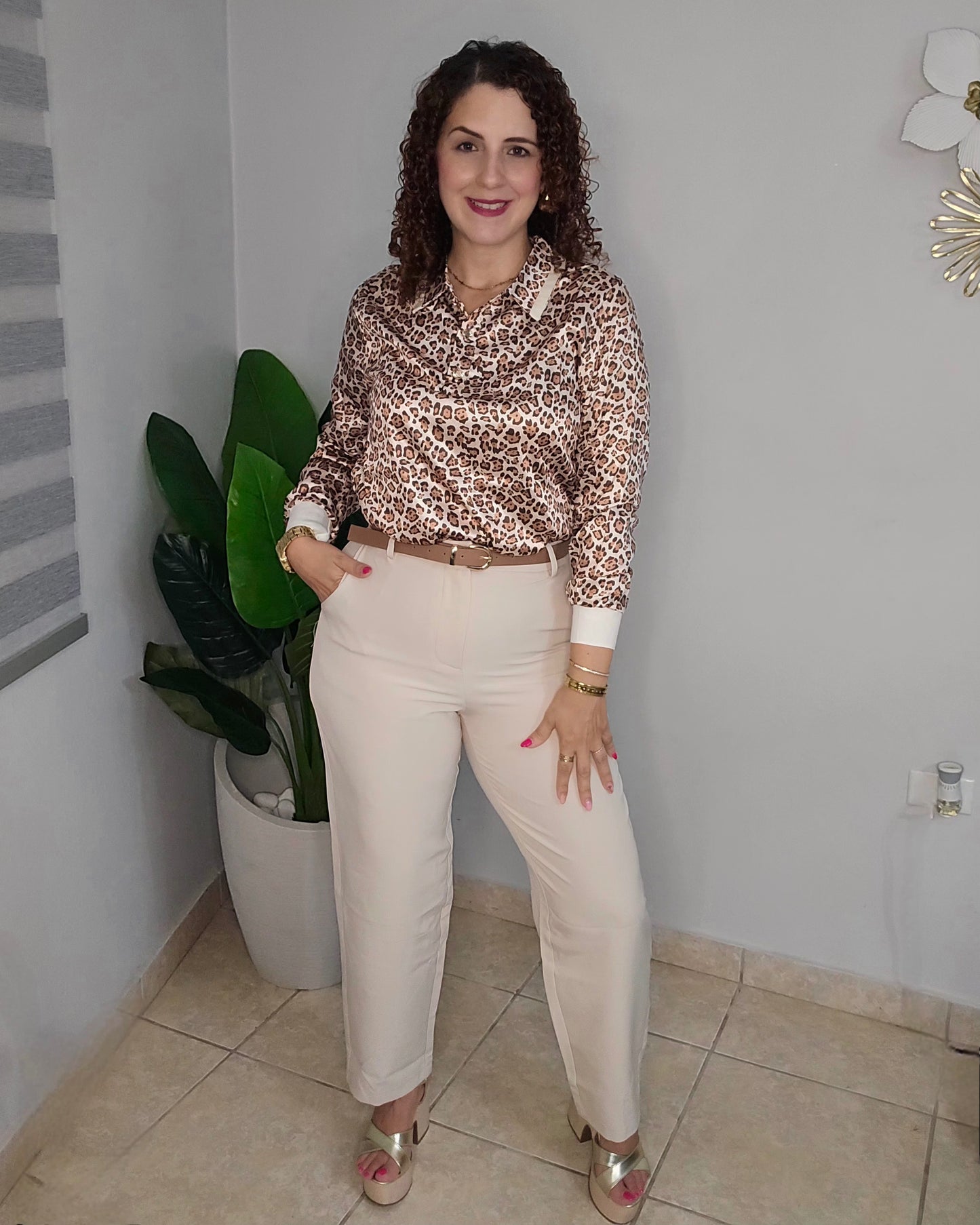 Essential belted pant