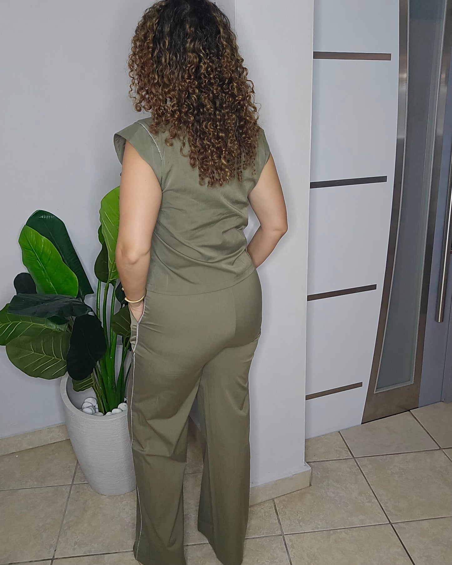 Evelyn Olive Set