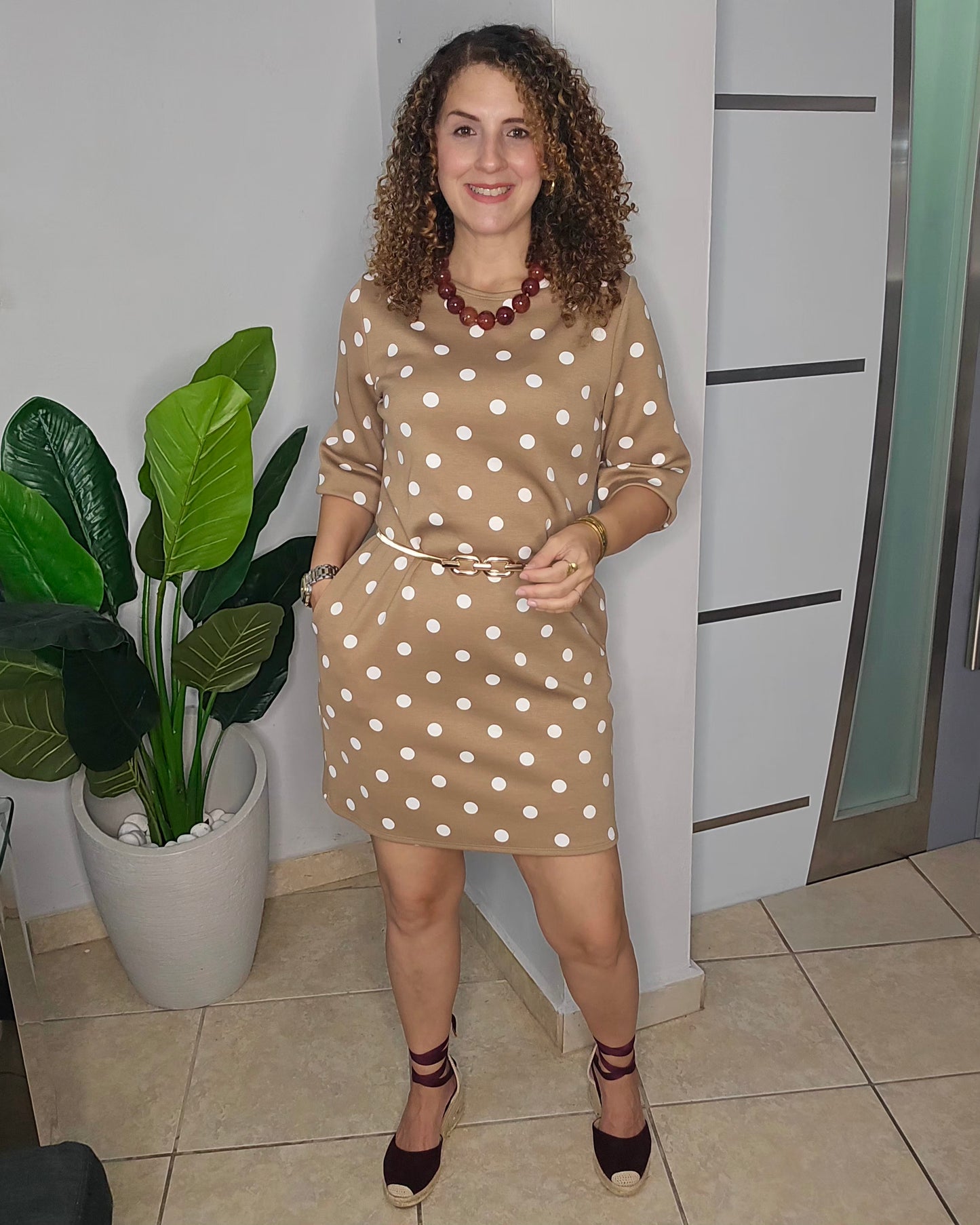 Daniella Polka Dot Dress