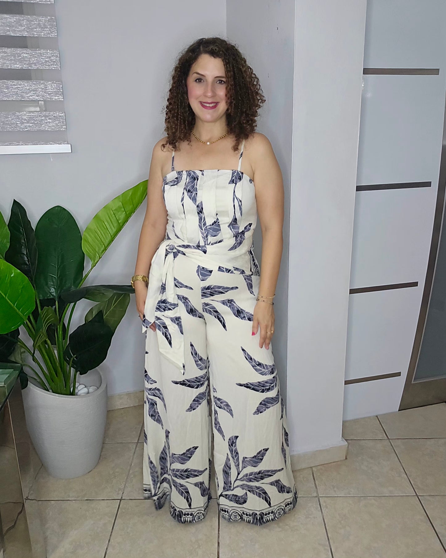 Palm breeze jumpsuit