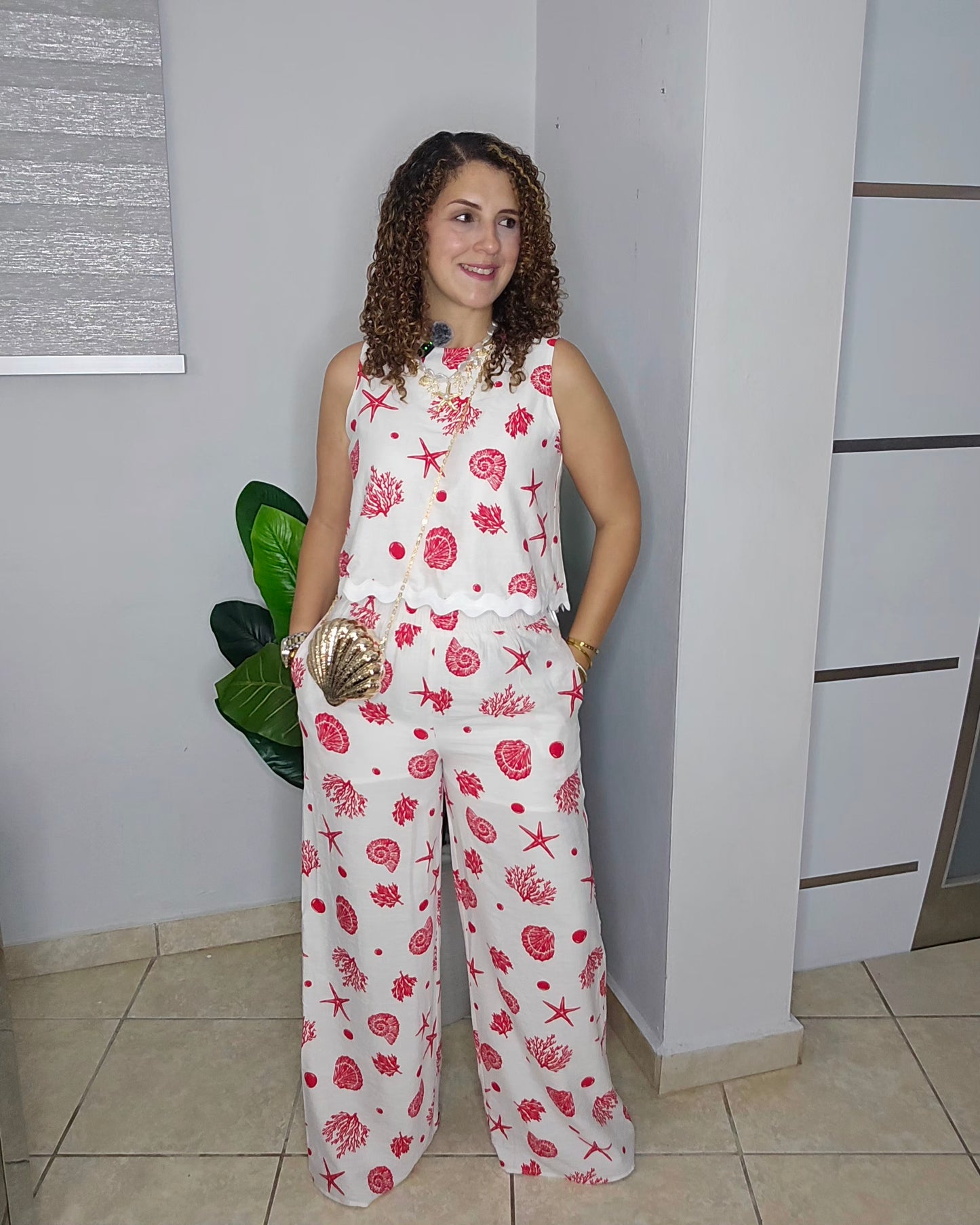 Marina Set in Red