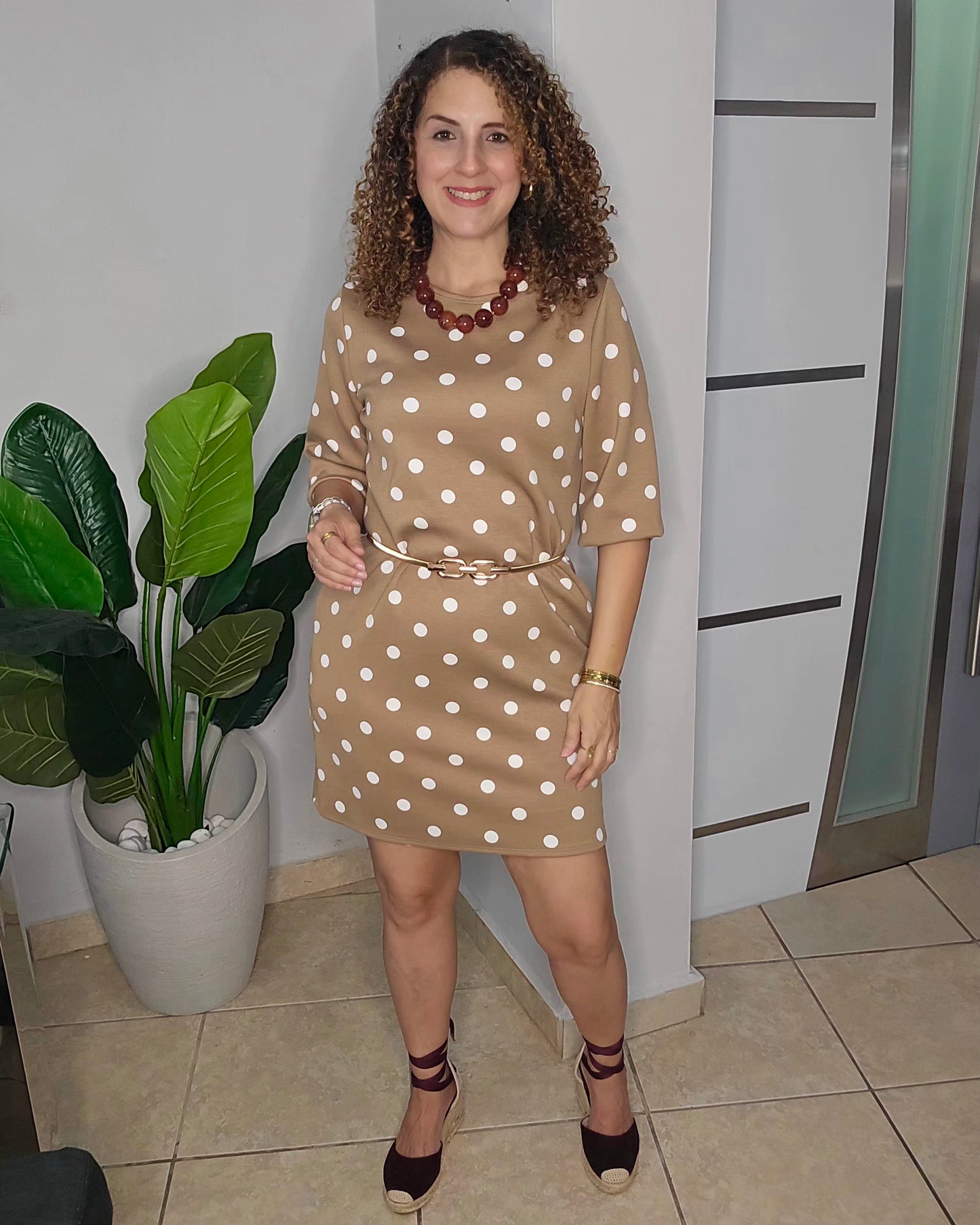 Daniella Polka Dot Dress
