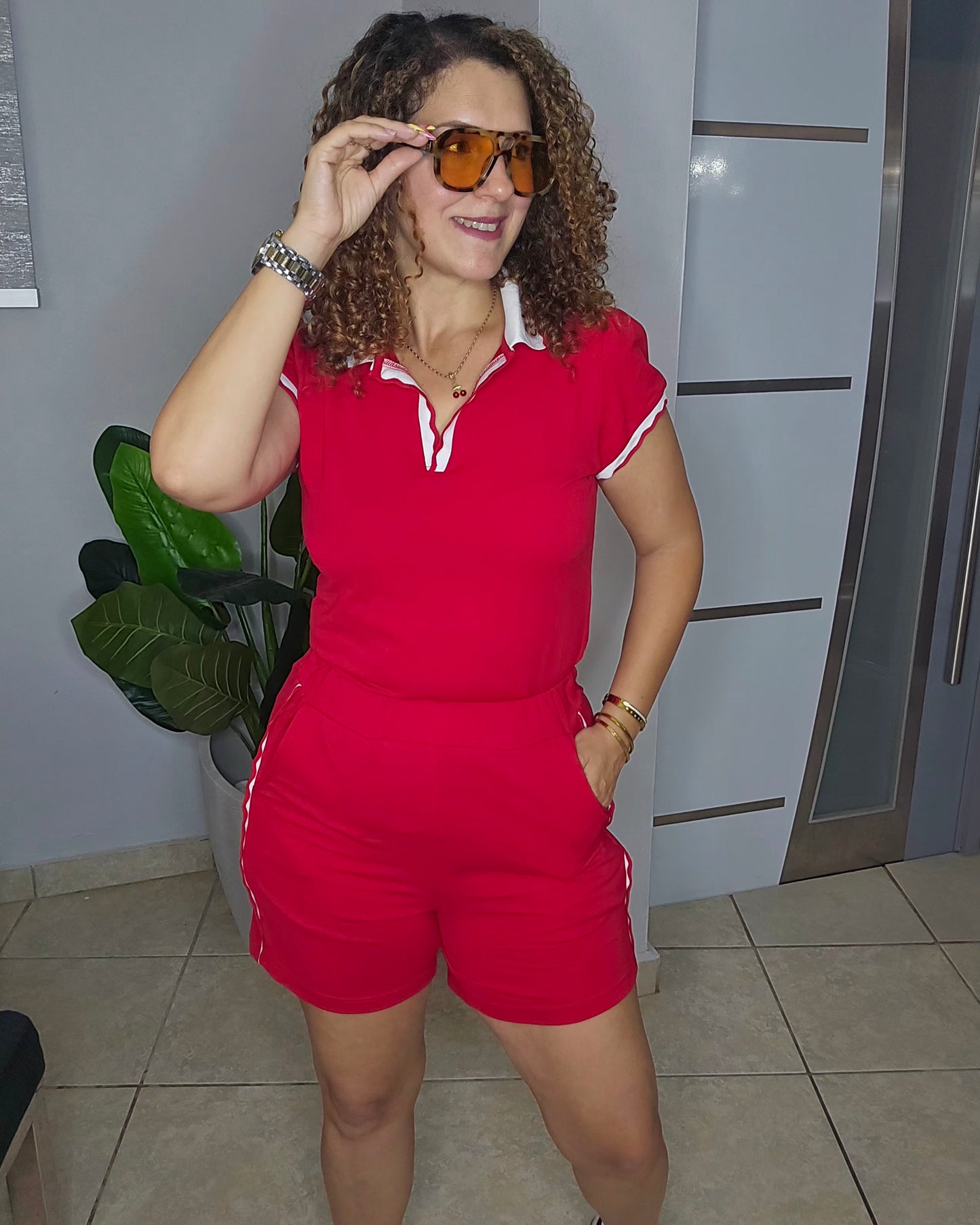 Ruby Polo Short Set